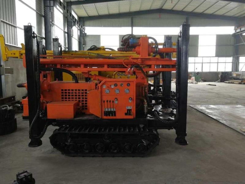 Crawler Mounted Air Water Well Drilling Rig 400m