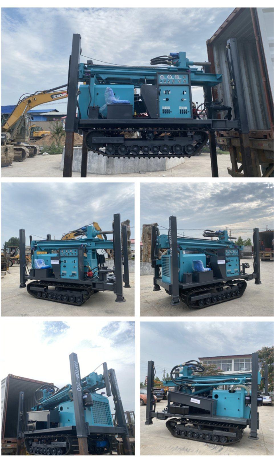 Manufacture Fy280 Crawler Type Water Well Drilling Rig 280m Rotary Water Well Drill Rig