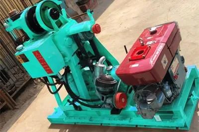 High Efficiency Hf200 Hydraulic Deep Hole Portable Diesel Water Well Drilling Rigs