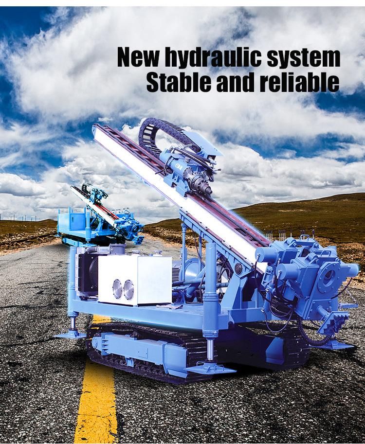 200 Meters Full Hydraulic Anchor Drilling Machine Crawler Anchoring Drilling Rig