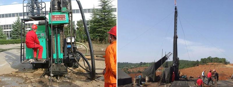 Hfdx-6 Bq, Nq, Hq, Pq Hydraulic Crawler Drilling Rig Soil Investigation Portable Core Drilling Rig