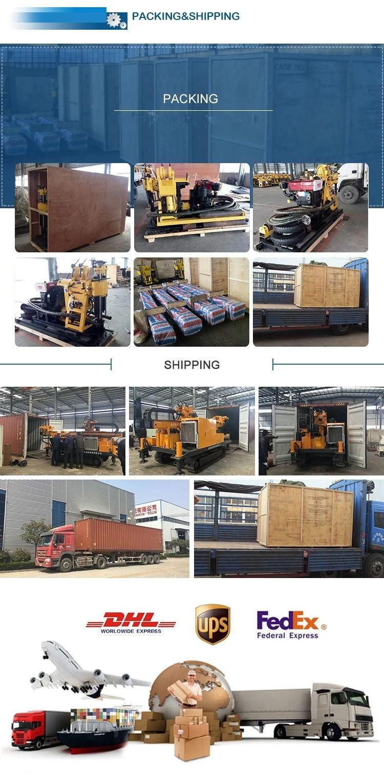 Hw160 Machinery Drilling Rig Portable DTH Drilling Rig for Water Well