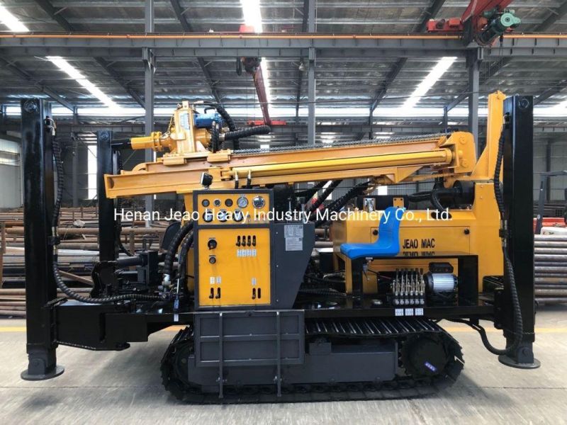 200m Multifunctional Hydraulic DTH Crawler Water Well Drilling Rig