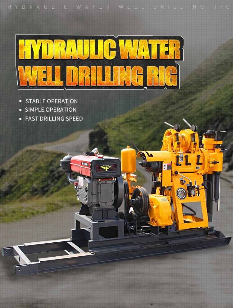 Hydraulic Portable Water Well Drilling Rigs for Sale