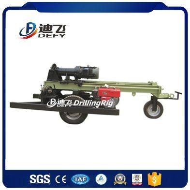 High Efficiency Portable Borehole Pneumatic Air Drilling Rig