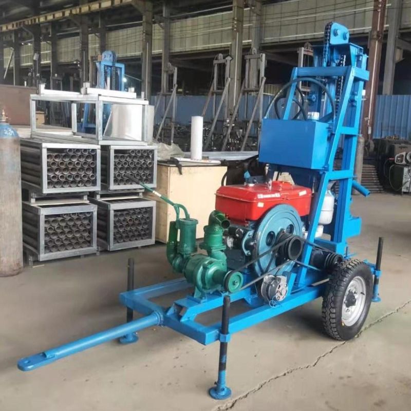 Cheap Price DTH Trailer Mounted Borehole Water Well Drilling Rig