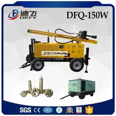 2022 Hot Sale Dfq-150W Air Compressor Hammer Rock Drill