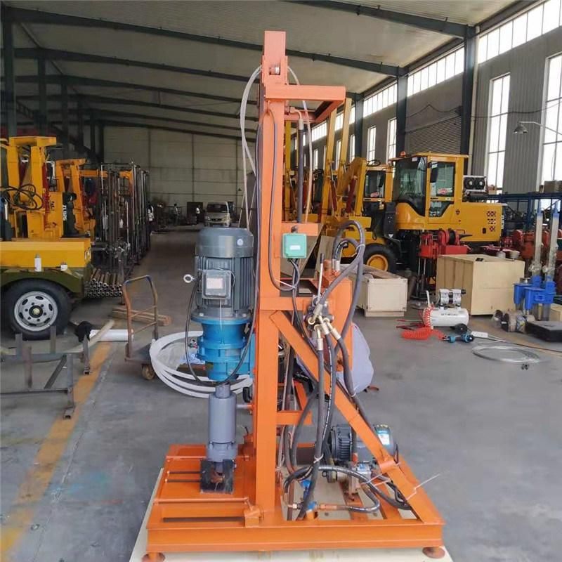 120 Meters Electric Hydraulic Folding Drilling Rig Electric Lifting Drill Rig Machine Water Well Drilling Equipment