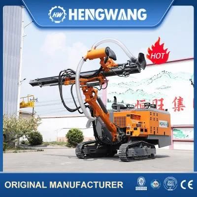 Rated Power 58kw Mobile Crawler 30m Borehole DTH Drill Rig for Sale