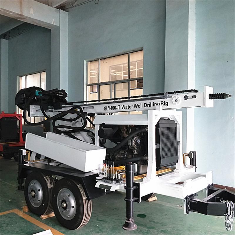 200meters Deep Portable Diesel Water Well Drilling Rig