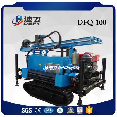 2022 Hot Sale Dfq-100 Air Compressor Cheap Water Well Drilling Rig