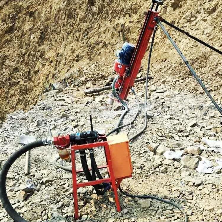 Construction Slope Drill Rig 60-130mm Portable Hard Rock Drilling Machine