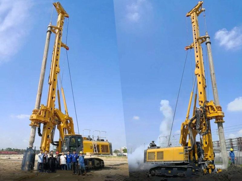 Xr180d Pililng Machine Crawler Rotary Drilling Rig