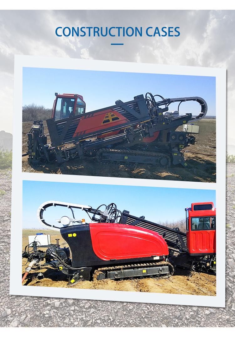Portable HDD Drill Rig Underground Pipeline Horizontal Directional Drilling Machine