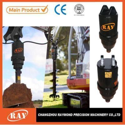 Excavator Skid Steer Backhoe Hydraulic Earth Auger Drill Post Hole Digger