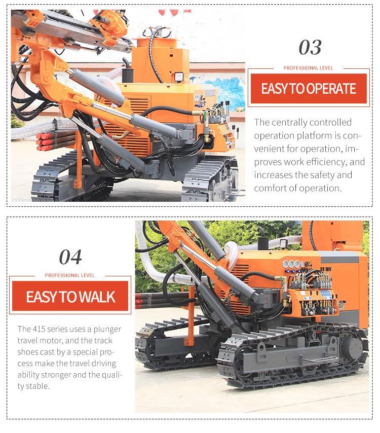 Underground Mining Surface Horizontal Rock Drilling Jumbo Machine