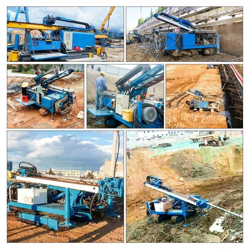 Crawler Diesel Electric Power Anchor Drilling Rig