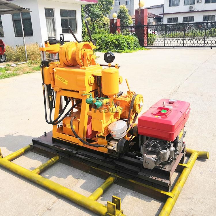 Portable Bohole Stone Drill Water Well Drilling Rig Machine 200m Deepth Horizontal Rock Drilling Machine Price