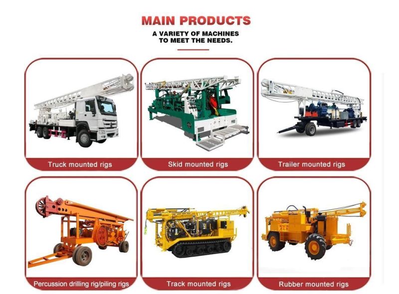 High Quality Depth 500m Truck Mounted Borehole Drilling Rig Used for Water Well with Autoloader