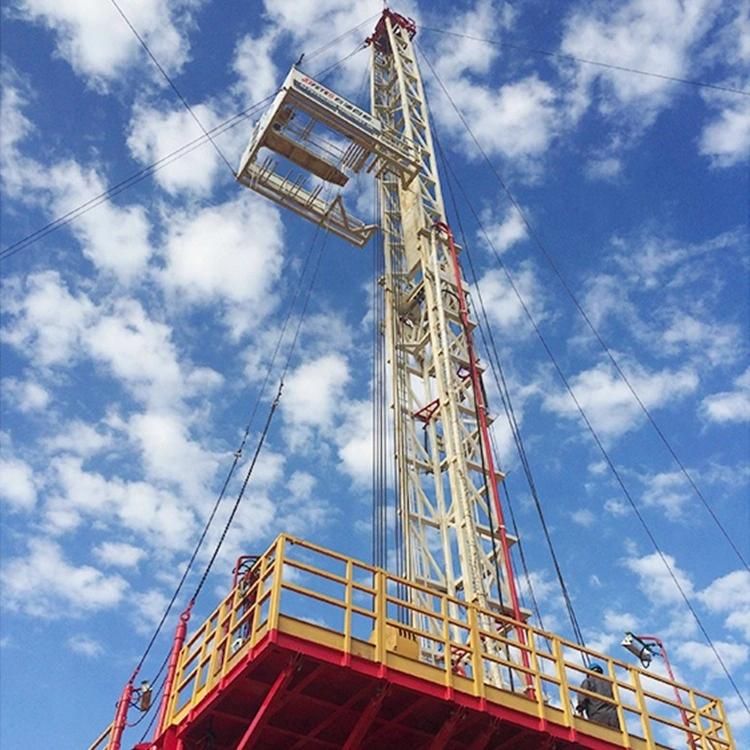 4000m Xj 850HP Oil Gas Well Mobile Drilling Rig