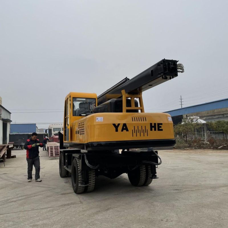 Wheel Type Dl-360 Model Square Rod Hydraulic Drilling Rig