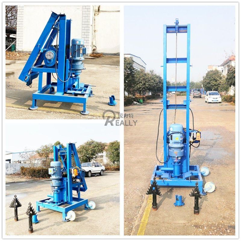 4kw Foldable Electric Water Well Drilling Machine Portable Machine Ester Well Drilling 100m for Sale