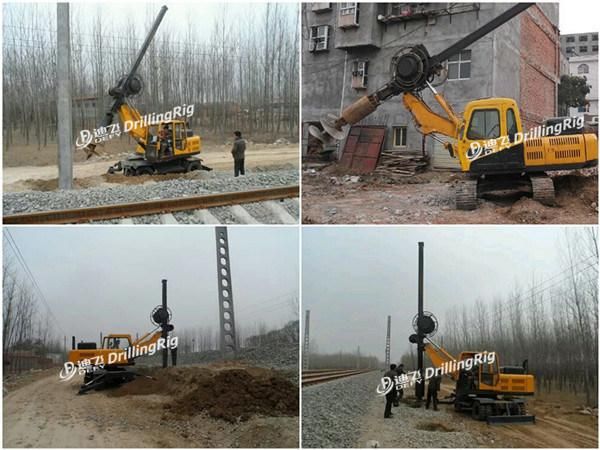 Hot Sale in China, Hydraulic Piling Machine / Spiral Piling Rig