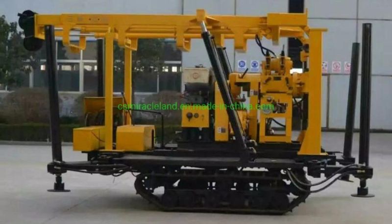 Crawler Mounted Hydraulic Mud Rotary Borehole Water Well Core Drilling Rig Price (YZJ-200Y)