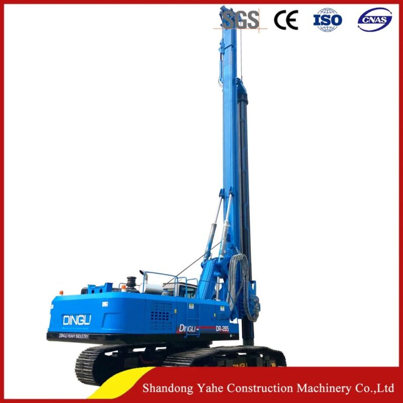 60-80m Depth Small Wheel Excavator Rotary Drilling Rig Dr-285 with Ce/ISO Certification