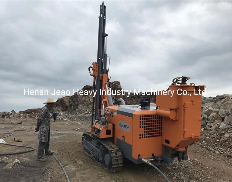 Zgyx415-1 Pneumatic Crawler DTH Drilling Rig with Dust Collector