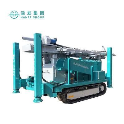 Hfj300c 300 Meter Portable Hydraulic Water Well Drilling Rig Machine