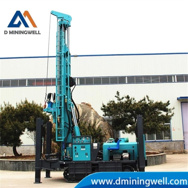 Fy380 Drilling Rig for Water Well in Germany Drilling Rig for Water Well Portable Rotary Crawler Tractor Water Well Drilling Rig