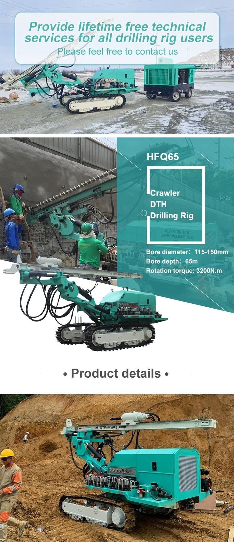 Hfq65 Drilling Machine for Open-Air Blast Drilling Operations