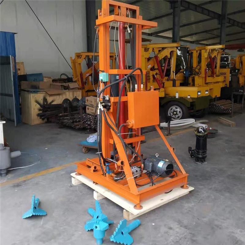 120 Meters Electric Hydraulic Folding Drilling Rig Electric Lifting Drill Rig Machine Water Well Drilling Equipment