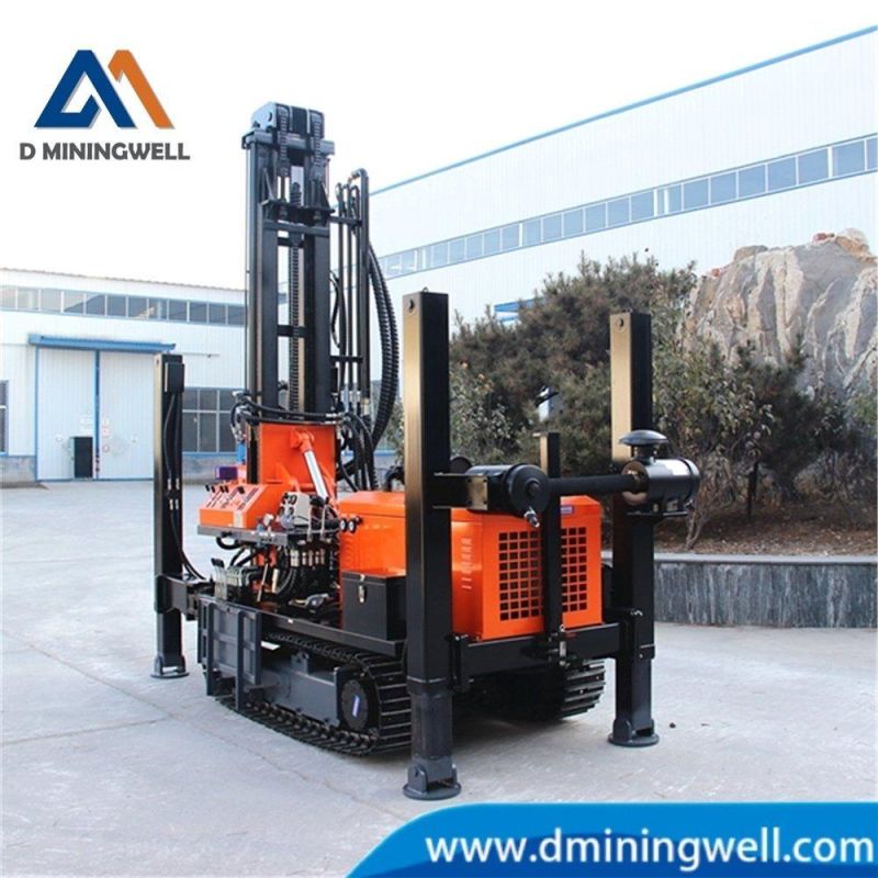 Dminingwell Portable Diesel Water Well Drilling Rig Hydraulic Water Drilling Machine Mwx180