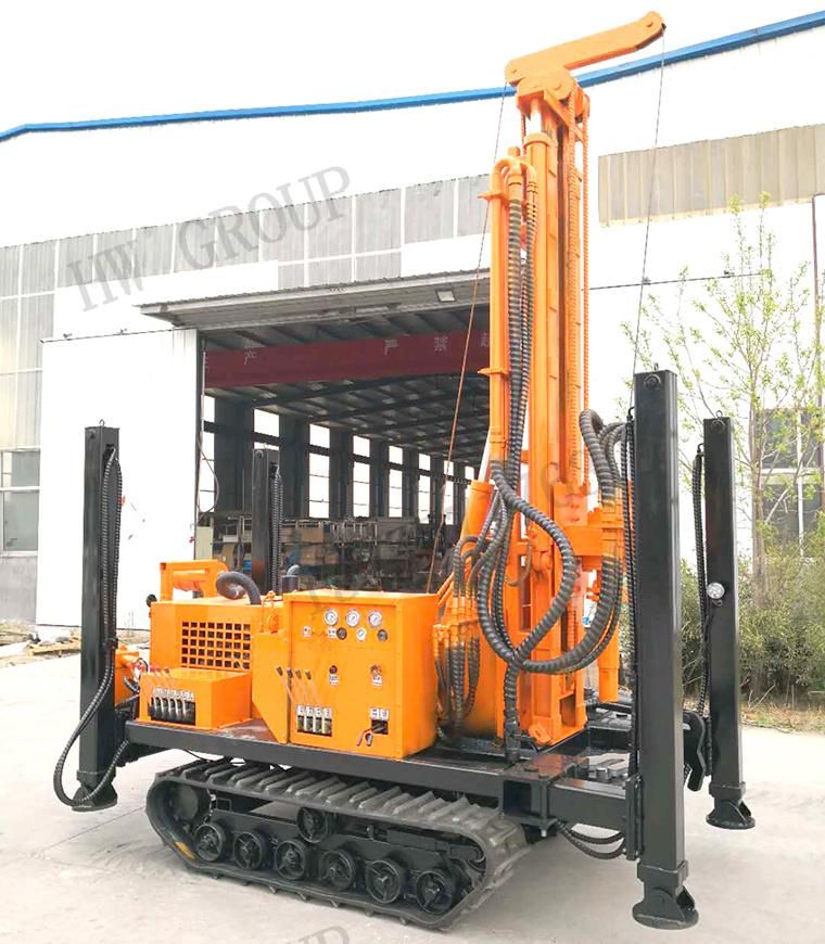 Borehole Pneumatic Rock Drilling Machine with Air Compressor