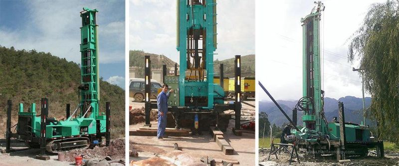 Hf1100y Crawler Multifunctional 1000 Meter Deep Water Well Drilling Rig
