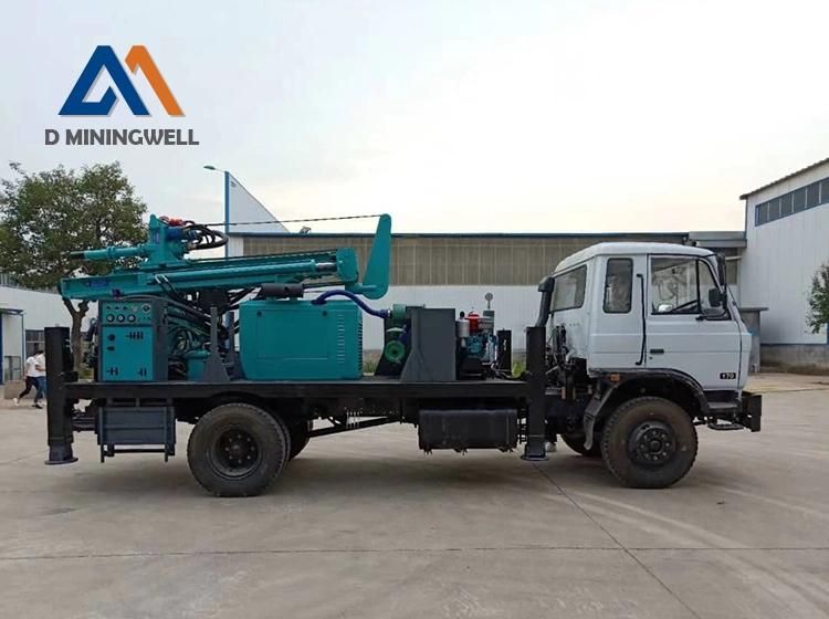 600 Meters Truck Mounted Water Well Drilling Rig Drilling Rig for Water Well DTH Drilling Machine