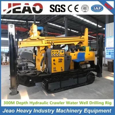 300m Crawler Full Hydraulic Portable Water Well Drilling Rig