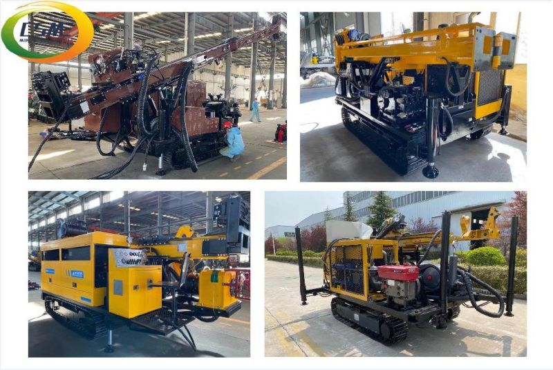 1600m Crawler Type Borehole Geological Mineral Exploration Drilling Rig