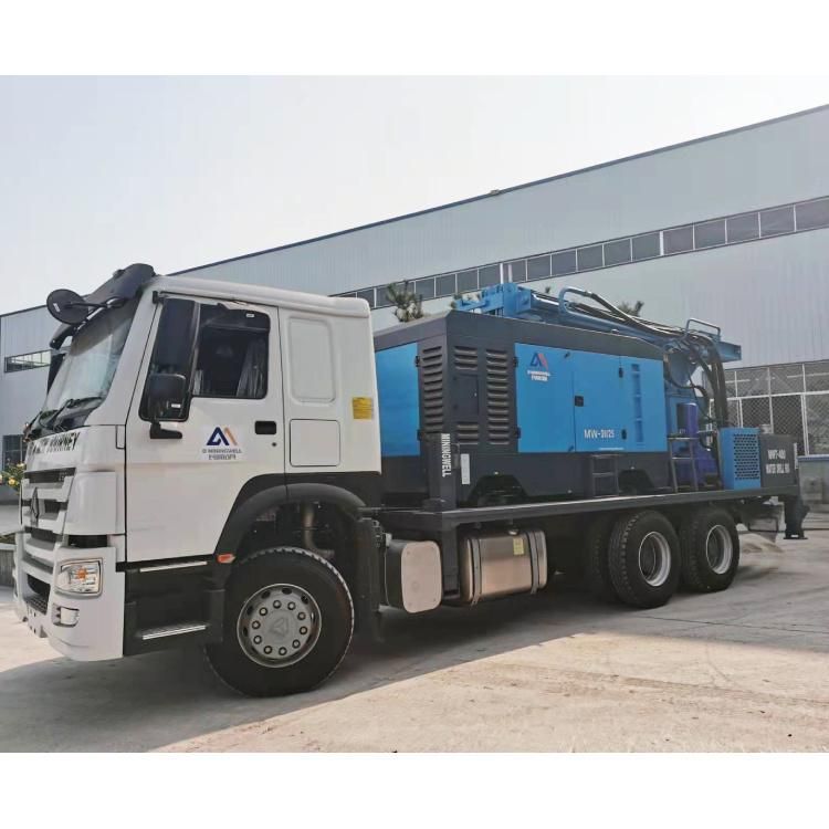 Dminingwell Used 600m Truck Mounted Deep Borehole Water Well Drilling Rig Machine for Sale