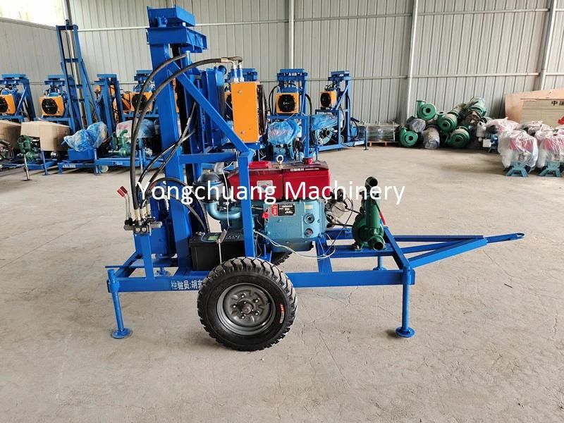 Portable Drilling Rig with Drill Pipe and Drill Bit