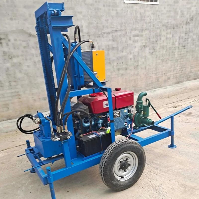 Diesel 130m-150m Water Rig Portable Drill Machine Well Drilling with Good Price