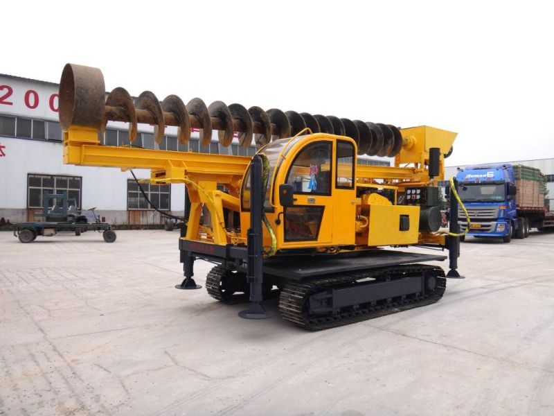 China 360-6 Crawler Long Screw Pile Driver Rotary Drilling Rig for Land Drilling/Hole Drilling /Pile Drilling with Low Price