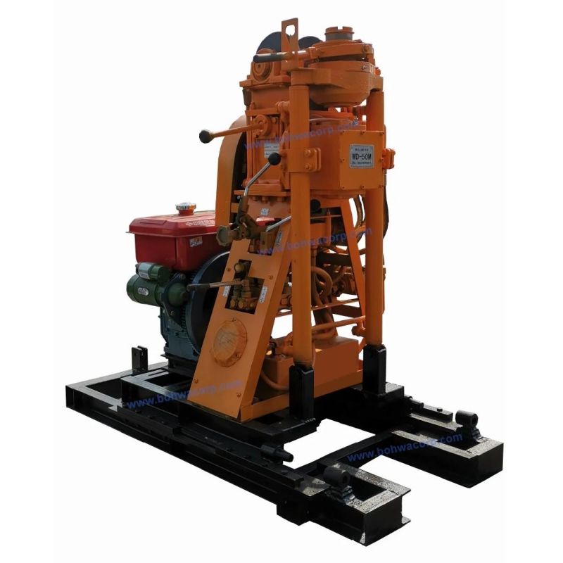 Small Portable 50m Core Drilling Drill Rig