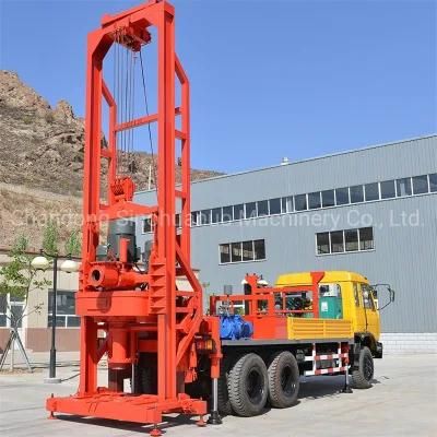 300m Depth Truck Mounted Reverse Circulation Drilling Rig for Water Well Drill Machinery 120kw Rated Power