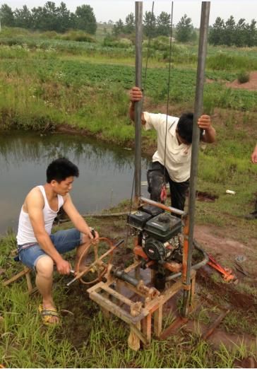 Gasoline and Diesel Engine Water Well Drilling Machine for Sale