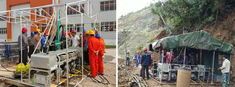 Good Sales 23.5kw Portable Diamond Core Drill Rig for Tunnel Exploration