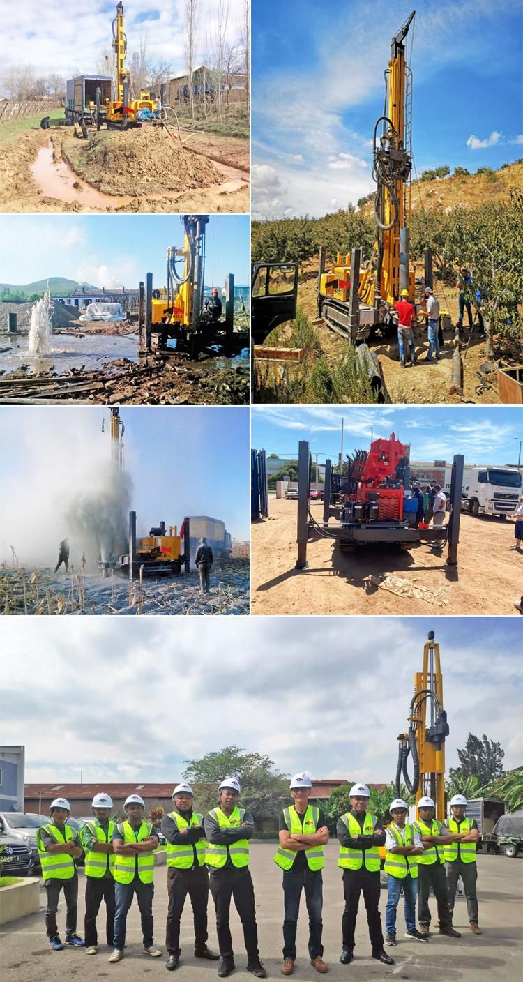 300m Deep DTH Hydraulic Crawler Drilling Rig for Borehole