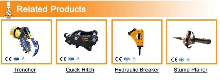 OEM Support Ray Factory Excavator Earth Auger Drill for Sale